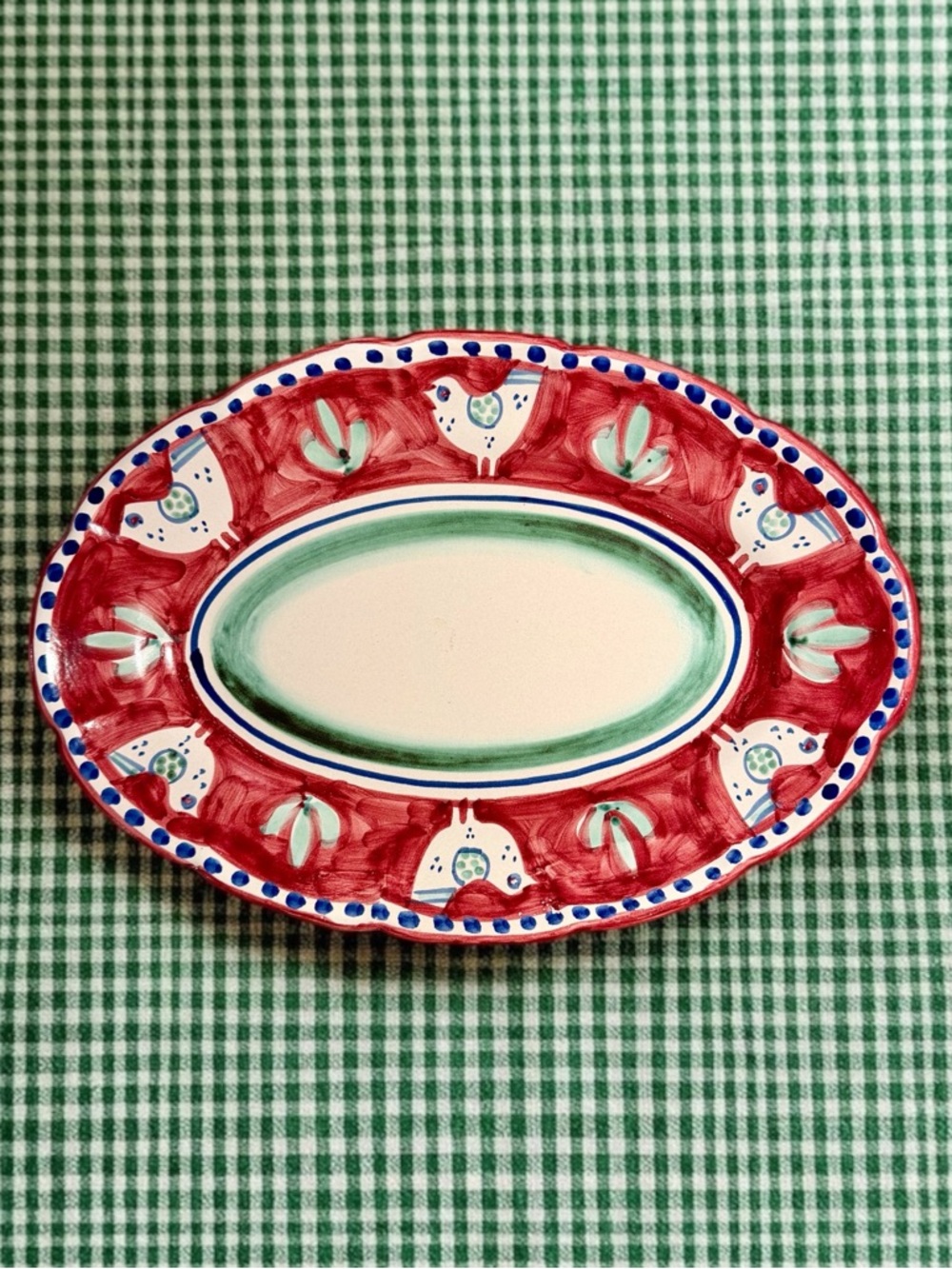 🐓Vietri Solimene Hand Painted Italian Platter🐓